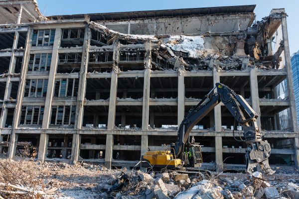 Commercial Building Demolition in Joliet